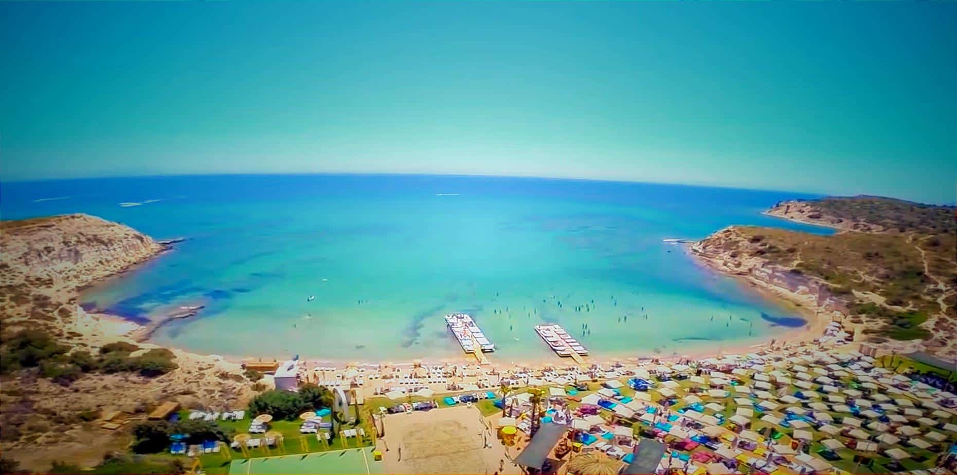 a beach in Çeşme İzmir