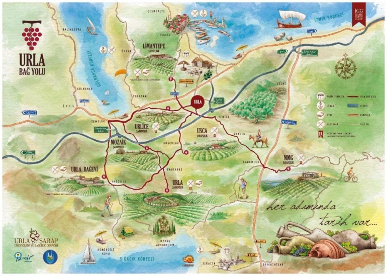 Urla Vineyard Road, İzmirWine Tasting & Vineyard Tour Trip to İzmir