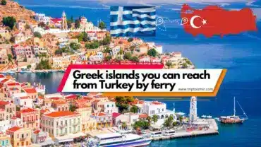 greek islands you can reach from turkey by ferry